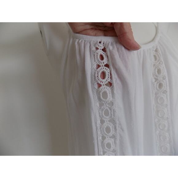 Raviya swim coverup sundress white eyelet size Medium - Picture 7 of 9